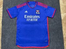 Olympique Lyonnais（OL） away  Fans 1:1 Quality Soccer Jersey   23-24
