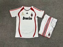 Retro AC Milan  away  Kids 1:1 Quality Soccer Jersey   2006-2007
