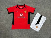 Retro Manchester United home  Kids  2002-2004