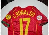 Retro Portugal Home  1:1 Quality Soccer Jersey 2004