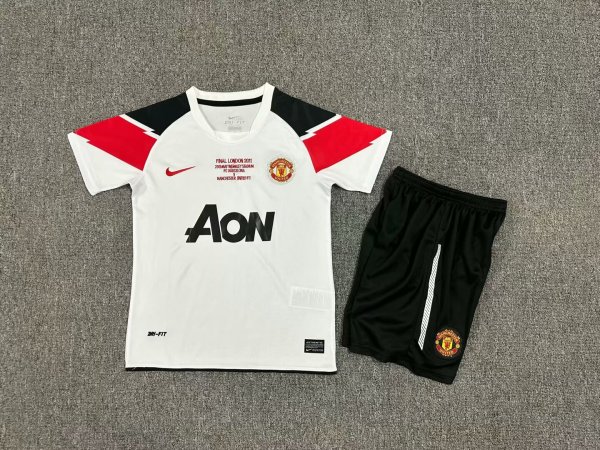 Retro Manchester United away Kids  2010-2011