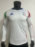 Italy Away  Long Sleeve  Player  1:1 24-25
