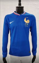 France Home Long Sleeve   Player 1:1 24-25