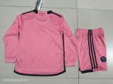 Inter Miami  Home  Long  Sleeve  Kids 1:1 24-25