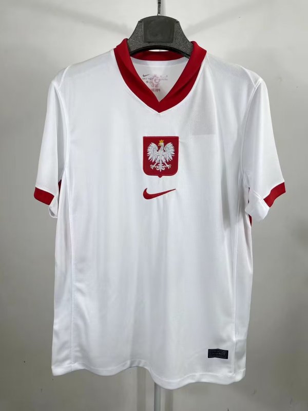 Poland Home Fans 1:1 Quality Soccer Jersey 24-25