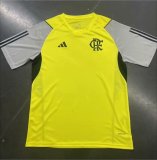 Flamenco yellow Training clothing Fans  1:1 Quality Soccer Jersey  24-25