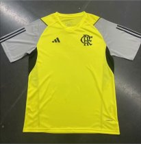 Flamenco yellow Training clothing Fans  1:1 Quality Soccer Jersey  24-25