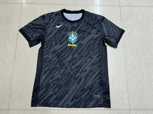 Brazil  Training  clothing  Fans 1:1 Quality Soccer Jersey  24-25