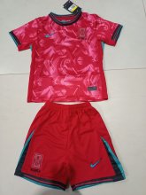 Korea   home  kids  1:1 Quality Soccer Jersey   24-25