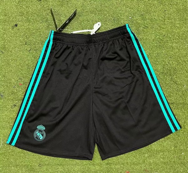 Retro Real Madrid Away  Short 1:1 Quality Soccer Jersey    2017-2018