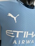 Manchester City Home  Player  1:1 Quality Soccer Jersey   24-25