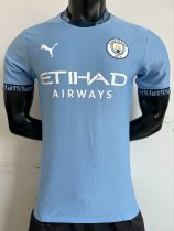 Manchester City Home  Player  1:1 Quality Soccer Jersey   24-25