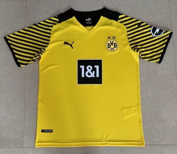 Dortmund  Home  Fans 1:1 Quality Soccer Jersey   21-22