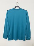 Retro Real Madrid Third Long Sleeve  Fans   1:1 Quality Soccer Jersey  2017-2018