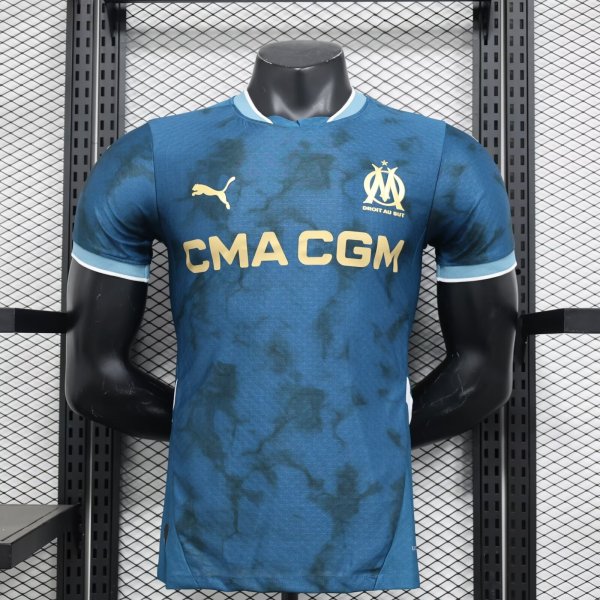 Marseille  Away  Player 1:1 Quality Soccer Jersey   24-25