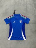 Italy Home women Fans 1:1 Quality Soccer Jersey  24-25