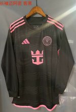 Inter Miami Long sleeve away  Fans  1:1 Quality Soccer Jersey   24-25