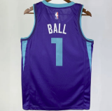 Hornets BALL #1 NBA Jerseys