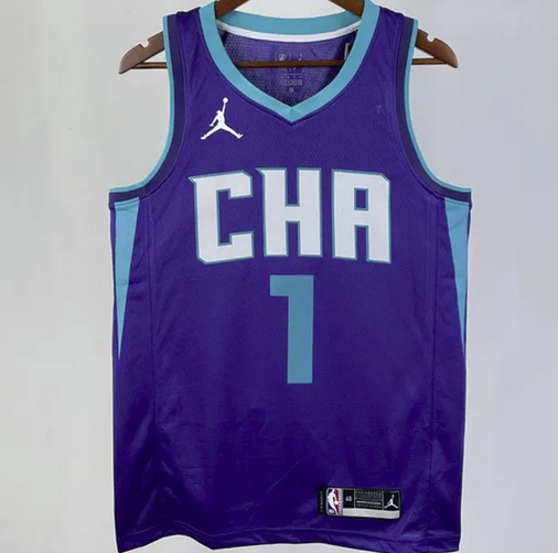 Hornets BALL #1 NBA Jerseys