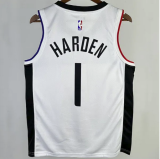 Clippers White Blue NBA Jerseys