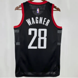 Rockets WAGNER #28 Black NBA Jerseys Hot Pressed 24-25