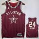 ALL-STAR BRYANT #24 Red NBA Jerseys 24-25