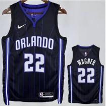 Magic WAGNER #22 Black NBA Jerseys Hot Pressed  24-25