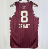 ALL-STAR BRYANT #8 Red NBA Jerseys 24-25