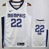 Grizzlies BANE #22 White NBA Jerseys Hot Pressed 24-25