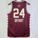 ALL-STAR BRYANT #24 Red NBA Jerseys 24-25