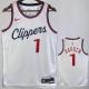 Clippers HARDEN #1 White NBA Jerseys  24-25
