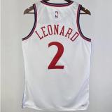 Clippers LEONARD #2 White NBA Jerseys 24-25