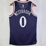 Clippers WESTBROOK #0 Sapphire Blue NBA Jerseys 24-25