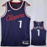 Clippers HARDEN #1 Sapphire Blue NBA Jerseys 24-25