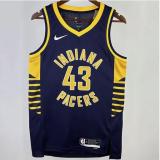 Pacers SIAKAM #43 Dark Blue NBA Jerseys 23-24
