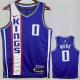 Kings MONK #0 Blue City Edition NBA Jerseys 24-25