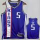 Kings FOX #5 Blue City Edition NBA Jerseys 24-25