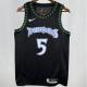 Timberwolves EDWARDS #5 Black Retro NBA Jerseys 24-25