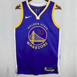 Warriors CURRY #30 Blue NBA Jerseys 24-25