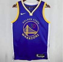 Warriors CURRY #30 Blue NBA Jerseys 24-25