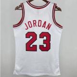 Bulls JORDAN #23 White Retro NBA Jerseys 1984-1985