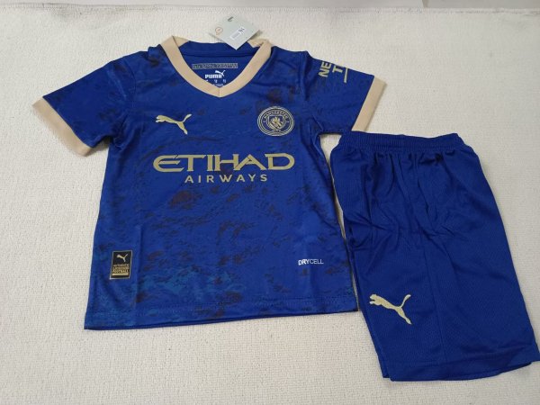 Manchester City Special Edition Kids 1:1 Quality Soccer Jersey   24-25