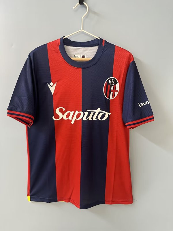 Bologna home Fans 1:1 Quality Soccer Jersey  24-25