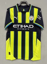 Manchester City away fans 1:1 Quality Soccer Jersey  24-25