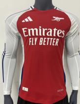 Arsenal  Home Long Sleeve Player 1:1 Quality Soccer Jersey    24-25