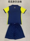 Ecuador Home kids 1:1 Quality Soccer Jersey  24-25