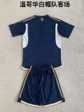 Chicago Fire FC away  kids  1:1 Quality Soccer Jersey   24-25