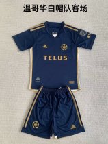 Chicago Fire FC away  kids  1:1 Quality Soccer Jersey   24-25