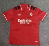 Real Madrid third away red Fans  1:1 Quality Soccer Jersey    24-25