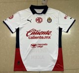 Chivas (Guadalajara )  away  Fans 1:1 Quality Soccer Jersey  24-25